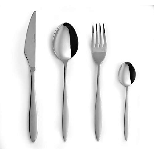 Comas 2712 Mia 18% Dessert Spoon, Stainless Steel