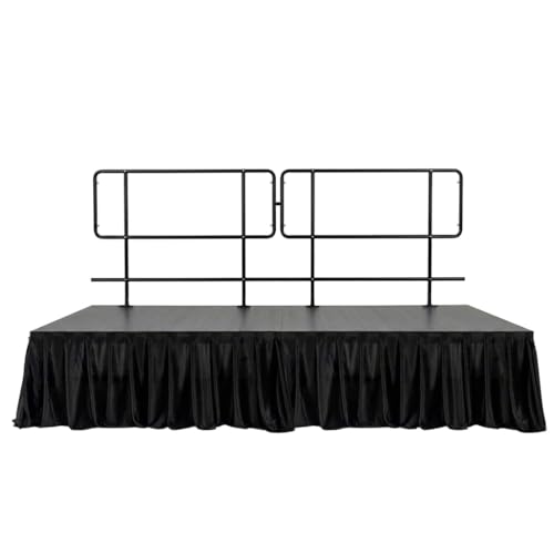 MyStage 4x8 with Rails & Skirts