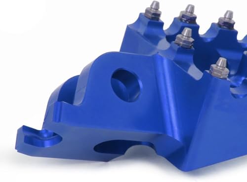 Image of JFG RACING Dirt Bike Foot Pegs,CNC Rest Pedal Footpegs for CR125 CR250 02-11 /CRF150R 07-24 /CRF250R 04-24 /CRF300L 21-24 /CRF450R 02-24 /CRF250X CRF450X CRF250RX CRF450RX CRF450RL CRF250L CRF1100L-Blue