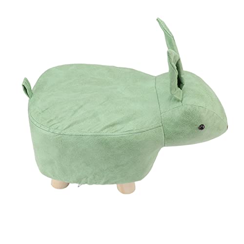 Fydun Animal Footstools, Internet Celebrity Cute Low Stool Lazy Children Small Footrest Ottoman with Tive Shape Ottomans Home Animal Bunny Living Room Cartoon Shoe Bench Up Ed Stool