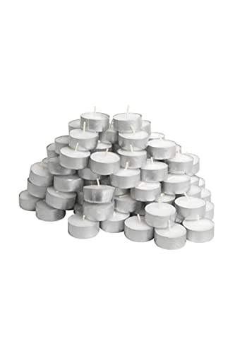Ikea GLIMMA Lot de 100 bougies chauffe-plat Blanc 4 h
