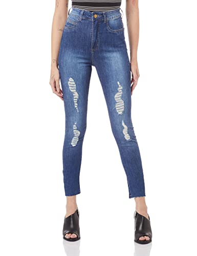 Calça Super Lipo Sawary, Feminina,Indígo, 44
