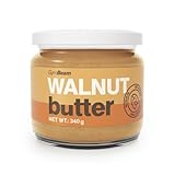 Mantequilla de Nueces GymBeam 100%: Crema de nueces sin aceite de palma ni azúcares añadidos, rica en fibra y grasas insaturadas, ideal para panqueques y batidos, 340 g