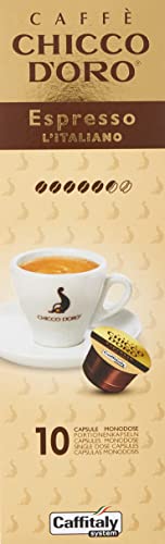 50 Capsule Espresso Italiano Chicco d'Oro - Caffitaly System