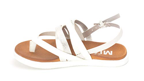 MIA Kids Little Girl's Sara White Strappy Sandals Shoes Sz:2