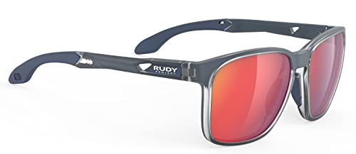 Rudy Project Unisex LIGHTFLOW A Ice Blue Metal Matte Multilaser Red Sonnenbrille, 57