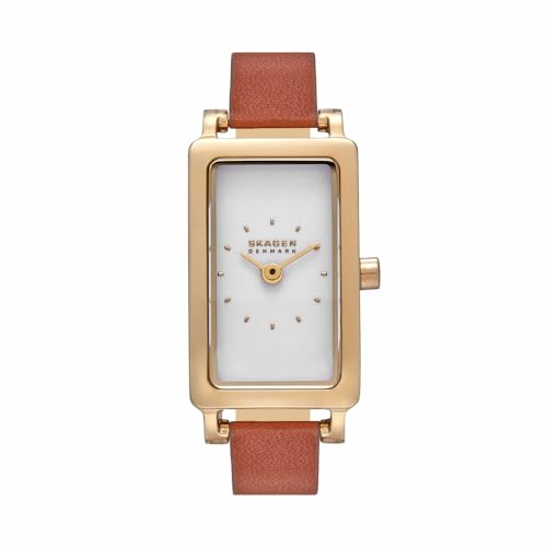 Skagen Hagen Damenuhr, Quarz-Zweizeigerwerk mit Edelstahl- oder Lederarmband