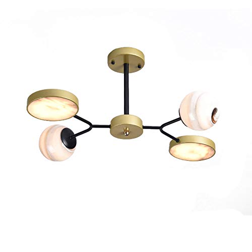 Lustre de plafond en or moderne G9 pour illuminer un salon vintage