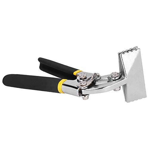 Sheet Metal Tools, Offset Handle Hand Seamer, Durable Chrome Vanadium Steel Non Slip Practical For Bending Clamping #TOP4
