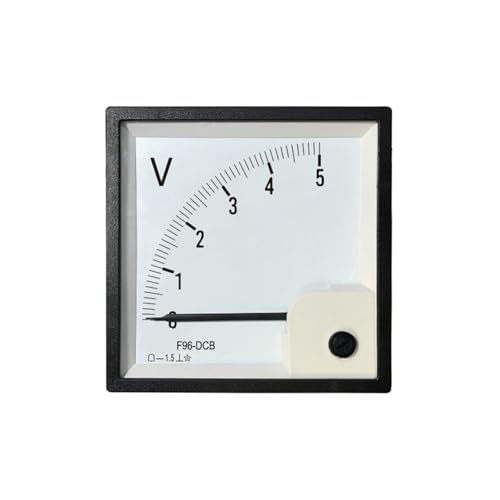 Voltímetro de CC F96-DCB analógico de 5V con aguja de alta estabilidad para barcos 4
