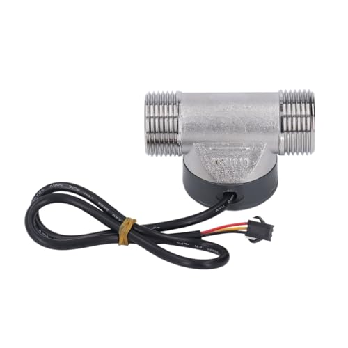 Flow Sensor Meter Digital Pipeline Water Flow Flowmeter Wide Application 3.5?24V DC Stainless Steel Easy Installation Water Meter for Irrigation