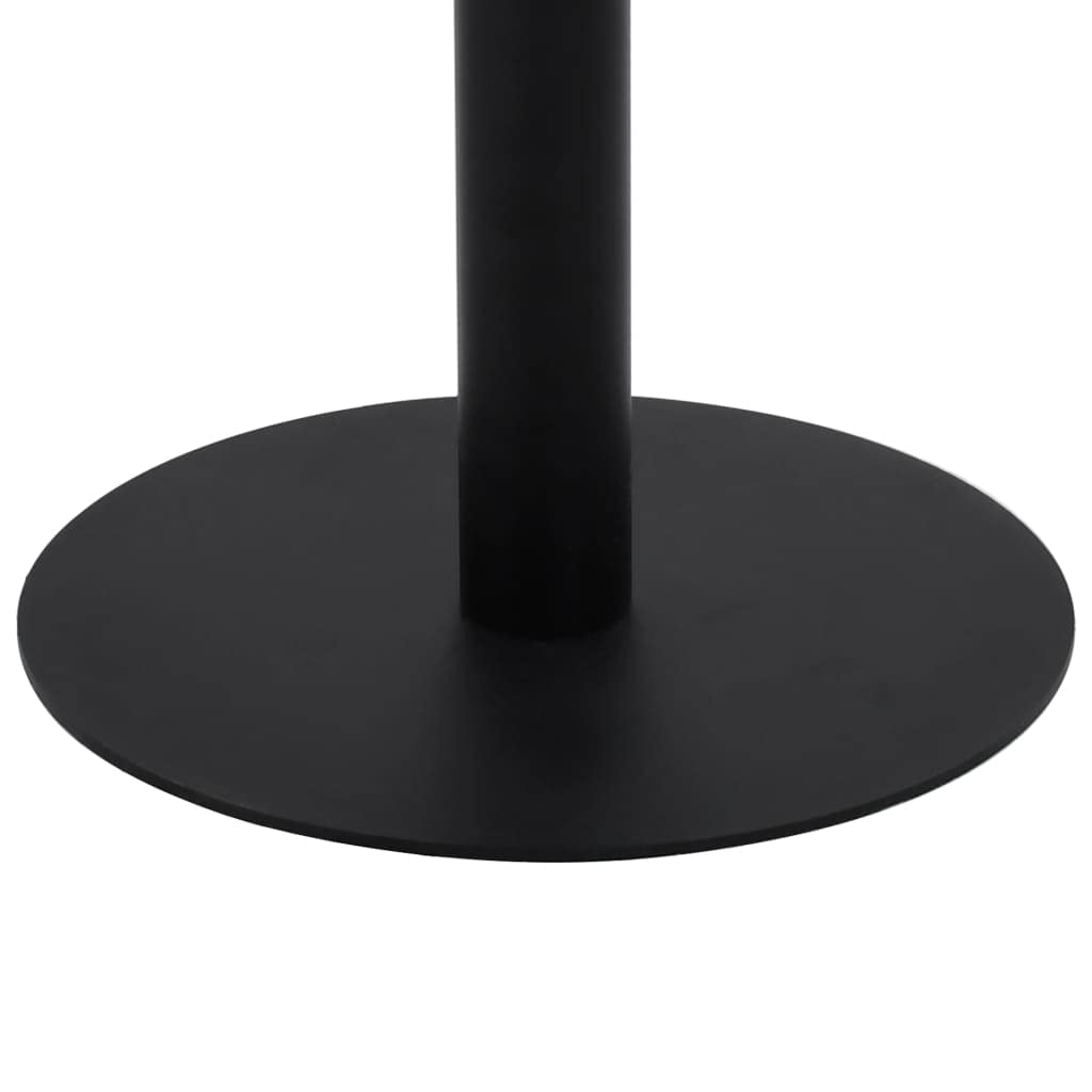 vidaXL Mesa de Bistró Mueble de Comedor Bar Barra Restaurante Cafetería Jardín Exterior Terraza Decoración con Tabla Redonda MDF Marrón Claro