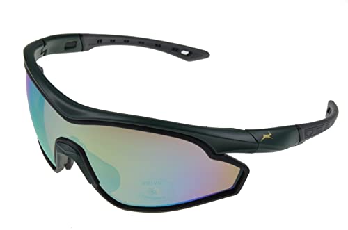 Lunettes de soleil Gamswild WS7534 mono-verre avec monture ergonomique blanche