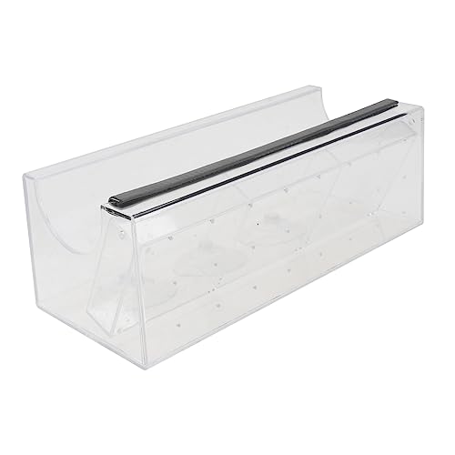 GANAZONO 1 Comedero Transparente para Pájaros Comedero para Pájaros para Contenedores De Aperitivos Exteriores Comida para Pájaros Cacatúa Loro Cuenco De Alimentación Comedero