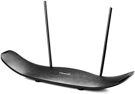 ViewTV Indoor TV Antenna Digital HD 50 Mile Range with Built-in Amplifier - Stylish Stingray Design