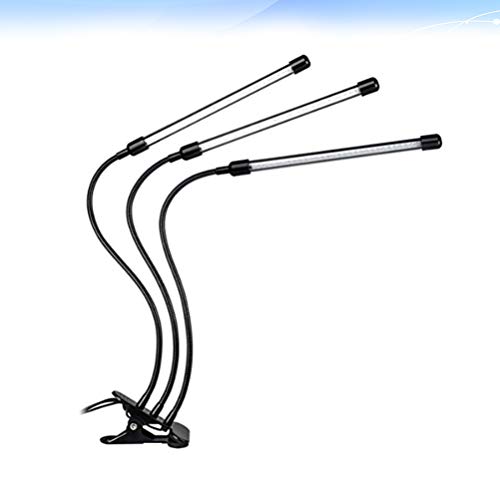 Lurrose Luz de cultivo de plantas, luz de LED para cultivo de plantas internas, espectro completo, 3