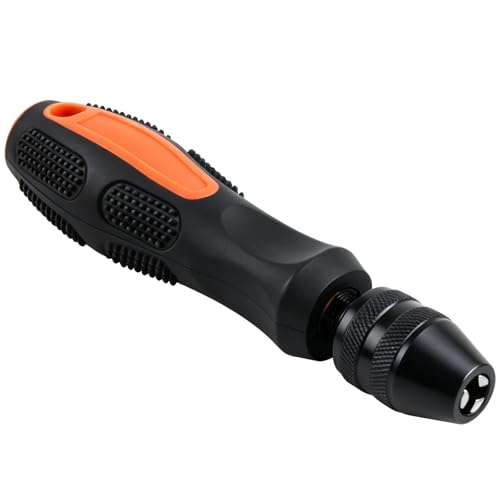 KEWAYO Pin Vise Mini Handbohrer 0.5–8 mm, präzises Werkzeug mit schlüssellosem Spannfutter für Epoxidharz, Modellbau, DIY Holzarbeiten und Schmuckherstellung