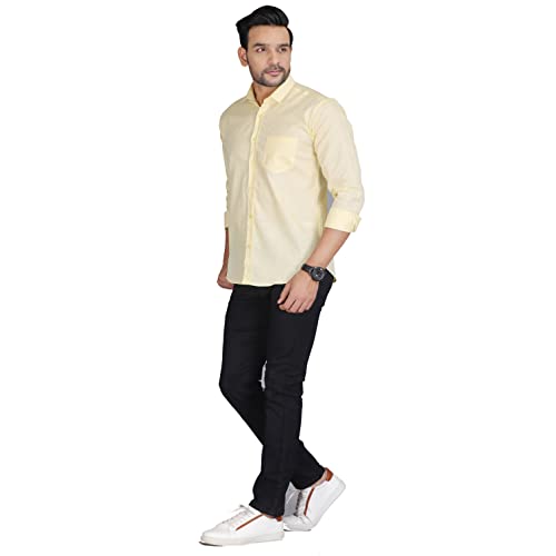 Image of Man Slim Fit Cotton Casual Shirt