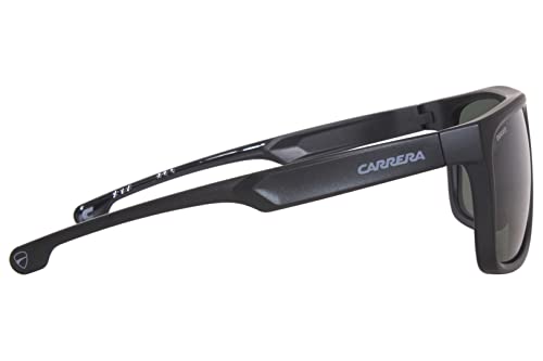 Carrera Men's CARDUC 011/S Polarized Rectangular Sunglasses, MATTEBLACK, 61mm,15mm + 13