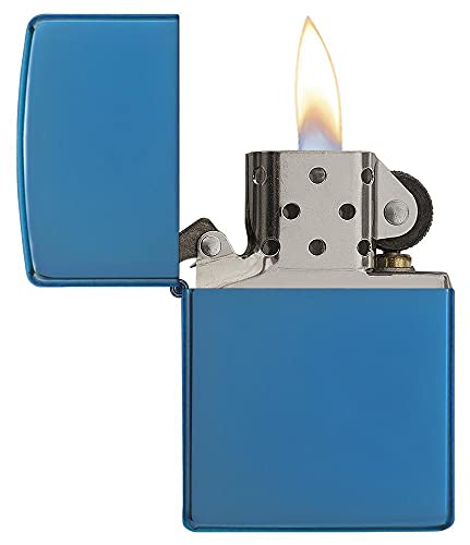 Encendedor Zippo personalizado alto brillo gris resistente al viento miniatura 2