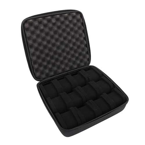 多目的耐衝撃時計 12 スロット防水収納ケース腕時計ジュエリー & トラベルアクセサリー時計オーガナイザーコレクターのため