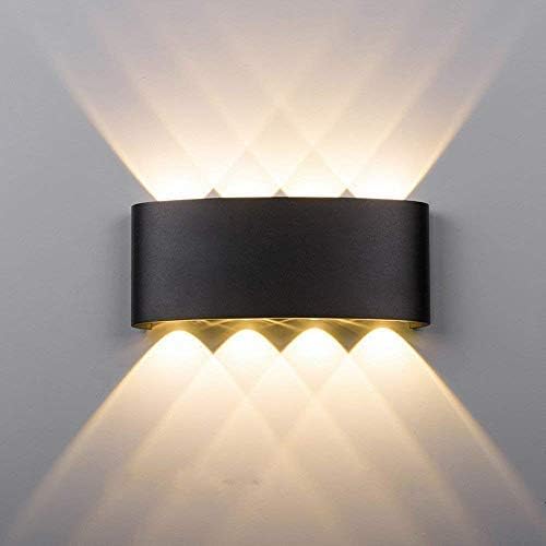 Maxmer 8W Modern LED Wall Light Sconce IP68 Waterproof Wall Lighting Indoor Outdoor Double Up Maxmer 8W Modern LED Wall Light Sconce IP68 Waterproof Wall Lighting Indoor Outdoor Double Up