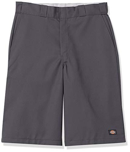 Dickies Men's 13 Inch Loose Fit Multi-Pocket Work Short, Graphite Gray, 42