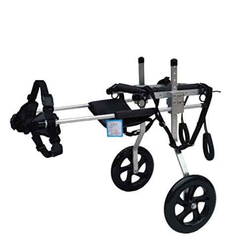Silla de ruedas para mascotas, silla de ruedas grande para ancianos, soporte auxiliar, herramientas para caminar, extremidades traseras, patas para discapacitados, ayuda de movilidad
