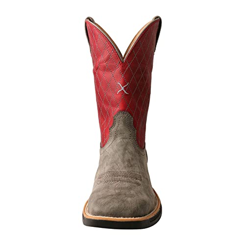 Image of TWISTED X Men 11 inch Tech X Boot, Color: Grey & Red, Size: 10, Width: D (MXW0005-10-D)
