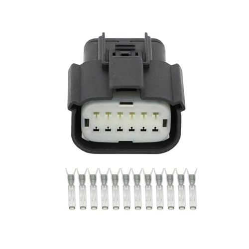 Ruiting Store 12-poliger Scheinwerferstecker-Kabelbaumstecker mit Anschluss DJ7121Y-1-21 12P-Autostecker (Size : 10 Sets)