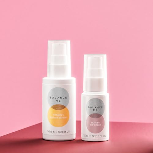 Balance Me Set Renew + Revitalise Vitamin C Repair Serum, Wonder Eye Cream, 2 award winning products, Renew and Revitalise skin, Vegan/Natural Skin Care - 1 each - Image 4