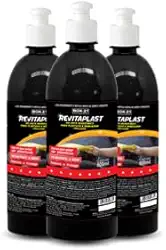 Revitaplast Revitalizador para Plásticos, Interno e Externo Resistnte a Água para Automóveis, Embarcações, Aeronaves e Peças de Plástico em Geral, Frasco com 500 ml