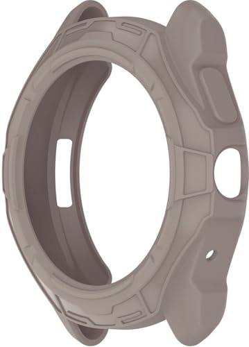 [AGENIUS] For Ticwatch Pro 5 Enduro �P�[�X TPU �ϏՌ� For Mobvoi ���u�{�C �v��5 �\�t�g�P�[�X �J�o�[ �ی�(�O���[)