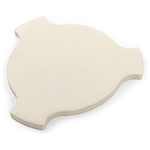 BBQ Future 43.2 cm großer hitzeabweisender Stein, robuster Keramik-Pizzastein Cover