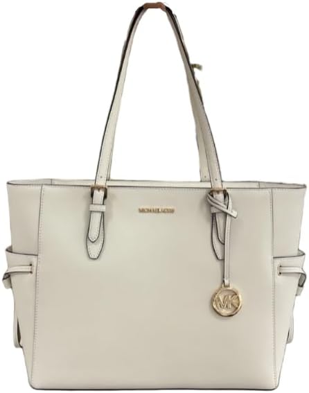 Michael Kors Gilly Large Jet Set Drawstring Top Zip Tote (OPTIC WHITE)