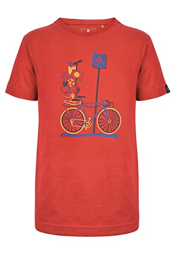 Elkline Zeltplatz 3041193 T-shirt pour garçon, Mandarine., 14 ans Cover