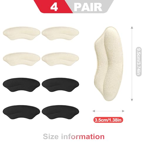 4 Pares de Protectores de Talón para Zapatos Holgados miniatura 2