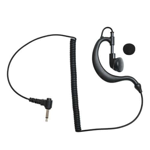 3.5mm Listen Only Earpiece Radio Headset for Motorola APX 6000 7000 8000 Shoulder Mic (4)