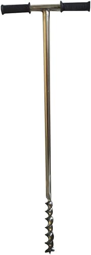 INTBUYING Sonda de muestreo de suelo de 40 pulgadas, sonda de 1.7 pulgadas de diámetro con eyector de muestra de 9.8 pulgadas, herramienta de prueba