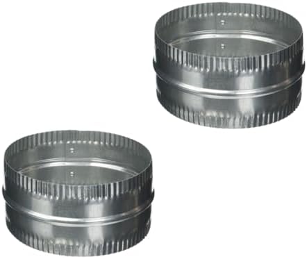 2 pack 6" Aluminum Duct Connector