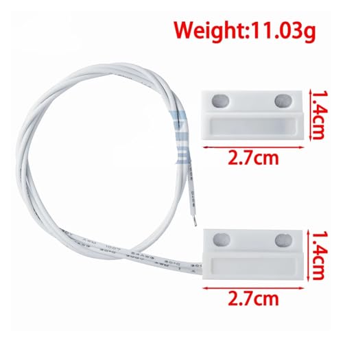 Sensor de puerta y ventana con cable MC38 interruptor magnético alarma hogar 10 piezas 2