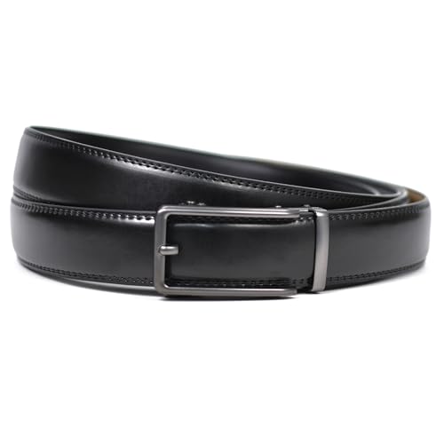 Image of WildHorn Men's Genuine Leather Belt for Men| Premium Auto-Lock Buckle | Adjustable up to 48 inch | Formal & Casual Wear | Micro-Adjust Fit | Stylish Gift Box Included