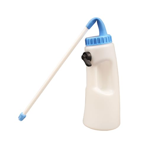 Dispensador de leche de terneros con mango grueso, reutilizable, alimentadores de animales de granja, cuidado de granja, dispensador de leche y agua de fácil agarre