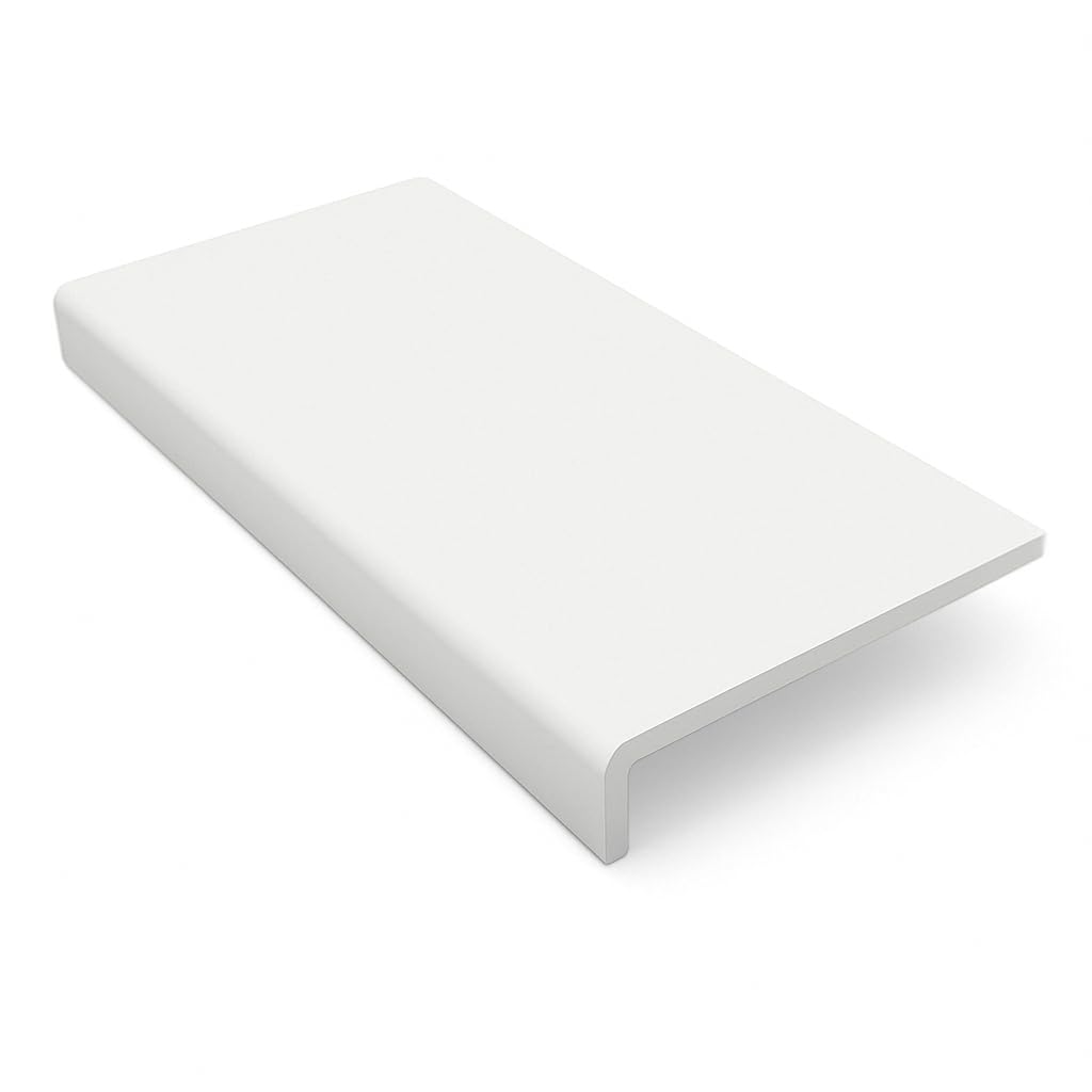 250mm x 1.75m uPVC Capping Board White – Wide Fascia Cover Trim – One Pack / 2 Pack / 4 Pack – Exterior Roofline & Window Cladding (1 Pack)