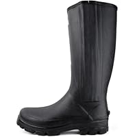 Savage Island GlenSZ Side Zip Rubber Neoprene Lined Wellington Boots