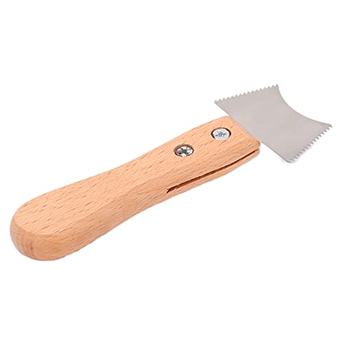 Guitar Slot Saw Blade, Frets Cleaning Knife, Beech Handle, Ideal for Music Instrument, Convenient Time saving (M02835)
