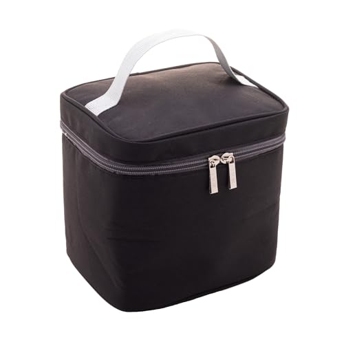 Bolsa Térmica de Poliéster Easy Life Preta 17cm x 17cm x 13,5cm - Lyor
