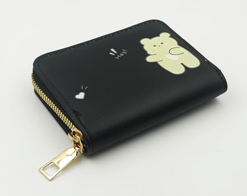 Image of Valerie Women Small Wallets for Girls Credit Card Holder Coin Purse Zipper Small Secure Card Case Cute Wallet Mini for Women