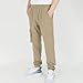 Teens Boys Cargo Pants Lightweightt Athletic Sweatpants with Pockets Fashion Oversized Casual Kids Joggers Clothes Khaki