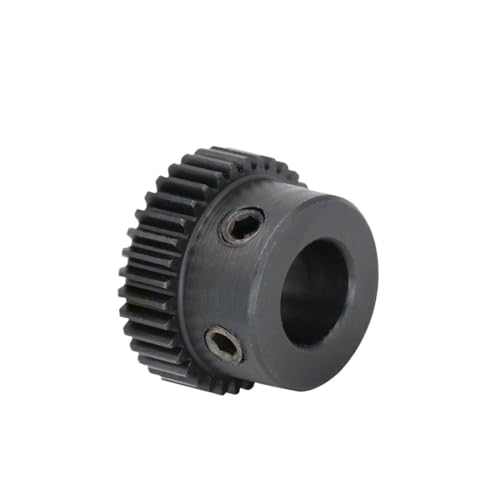 Bevel Gear Pinion Hardware Mechanical Motor Gear 0.5M-38T/40T Bore 5/6/6.35/8/10mm Mini Gear Wheel Carbon Steel Blackening Teeth Height 5mm Transmission Parts(5mm-0.5M - 40 Teeth)